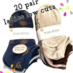 - 🌸Ladies 20 Pair Low Cut socks